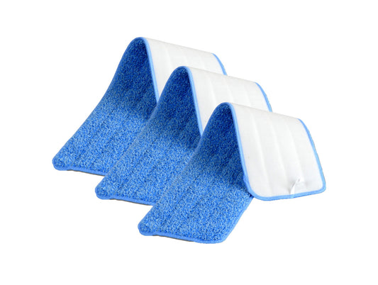 24 Inch Microfiber Wet Mop Pads 3 Pack